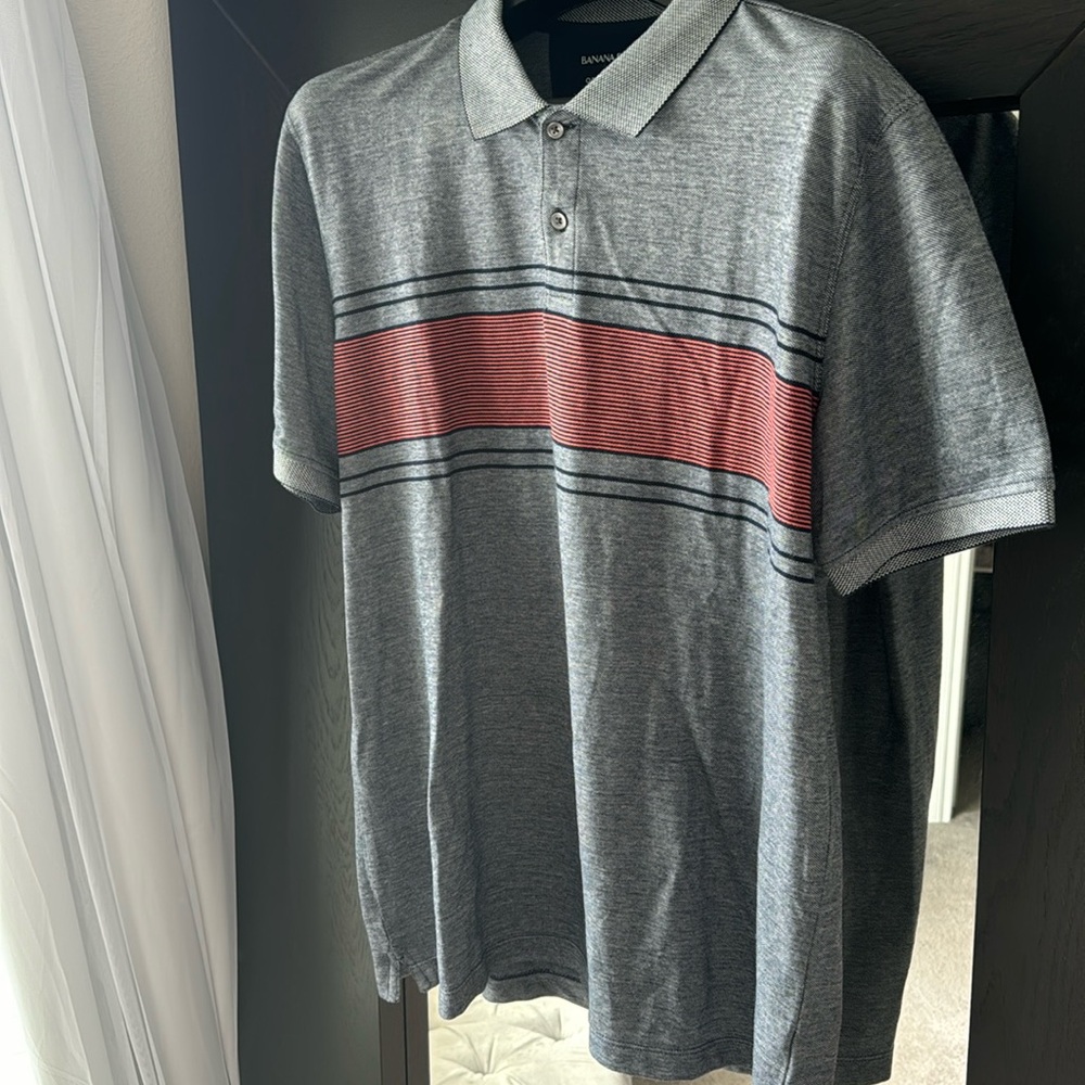 Banana Republic Organic Cotton Pique Polo